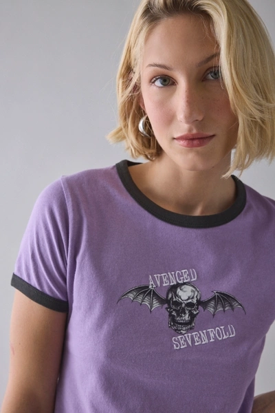 Avenged Sevenfold Band Graphic Ringer Baby Tee