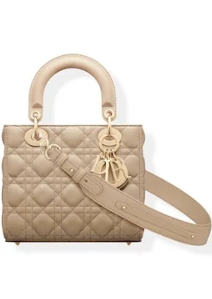 DIOR Small Lady Dior My AbCDior Bag Black Cannage Lambskin - Women