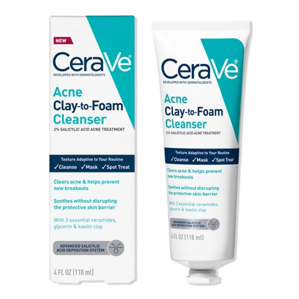 Acne Clay-to-Foam Facial Cleanser