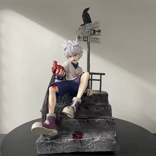 34cm Hunter X Hunter Killua Zoldyck PVC Action Figure Anime Figure Killua GK Statue Model Toys Collection Doll Kids Gifts - AliExpress 26