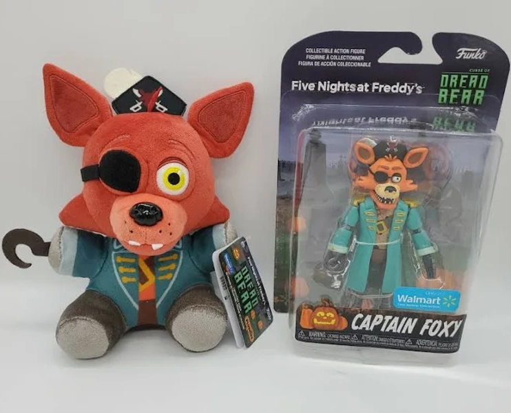 2021 Five Nights At Freddy’s Fnaf Plush/figure Set Captain Foxy