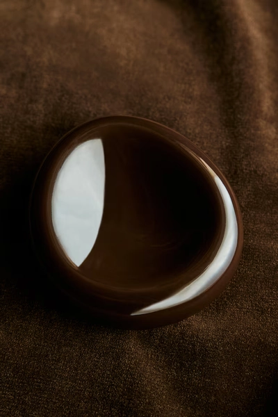 Small Asymmetric Stoneware Bowl