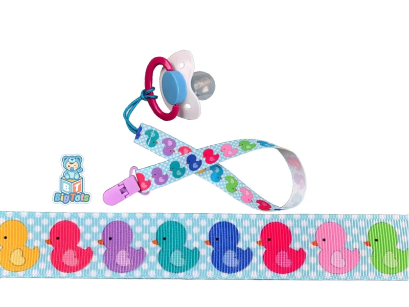Adult Baby Ducky's pacifier  clip ABDL