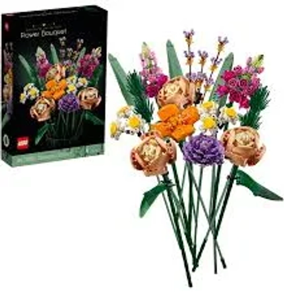 LEGO Icons Flower Bouquet Building Decoration Set