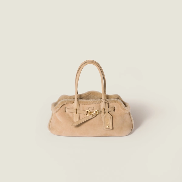 Aventure shearling tote bag