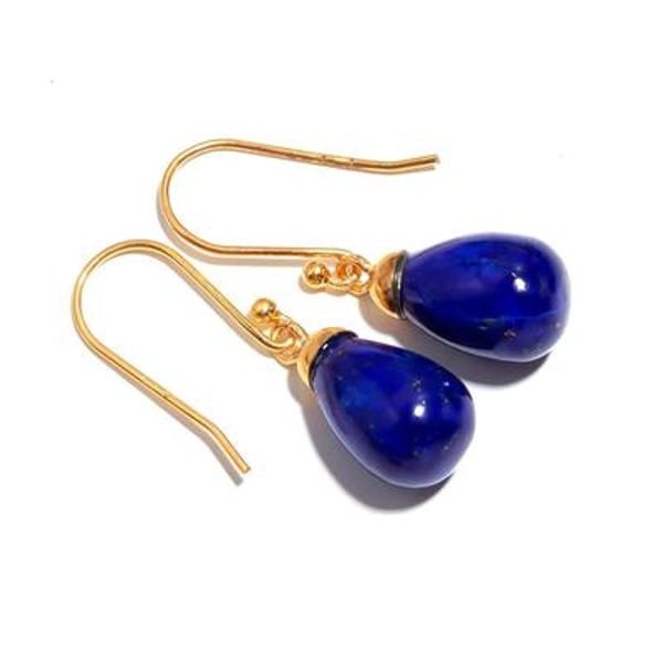 Natural Blue Lapis Lazuli Teardrop Earrings, 14K Gold Delicate Jewelry, Handmade Earrings, Elegant Earrings, Christmas Gift, Birthday Gift,