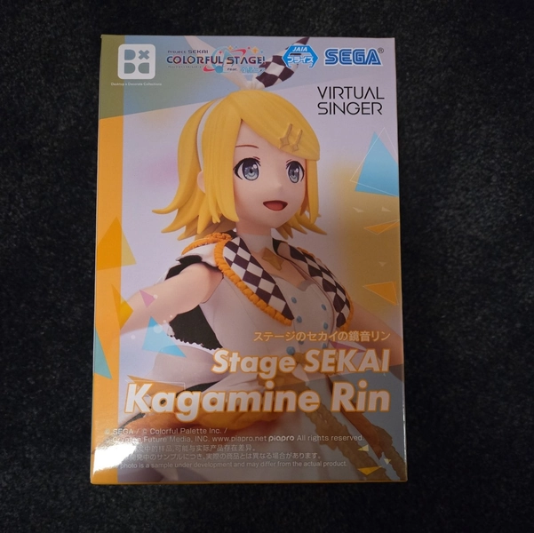 Kagamine Rin stage Project Sekai Desktop × Decorate Collections Figure