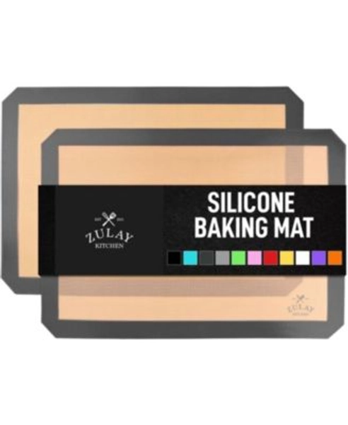 (2 Pack) Silicone Baking Mat Sheet Set - Reusable Baking Mat Nonstick