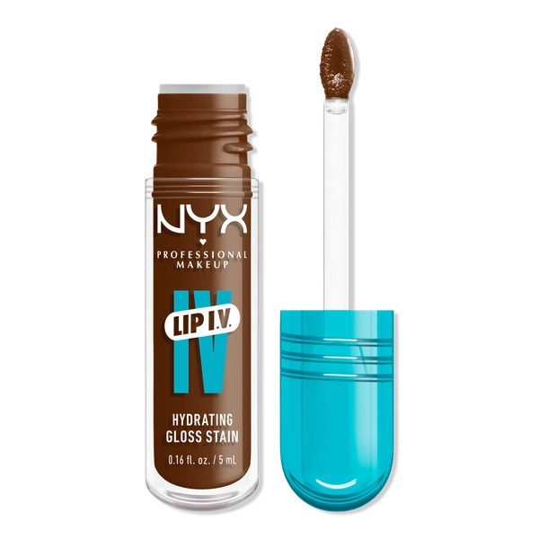 Cocoa Quench Lip IV Hydrating Gloss Stain - NYX Professional Makeup | Ulta Beauty