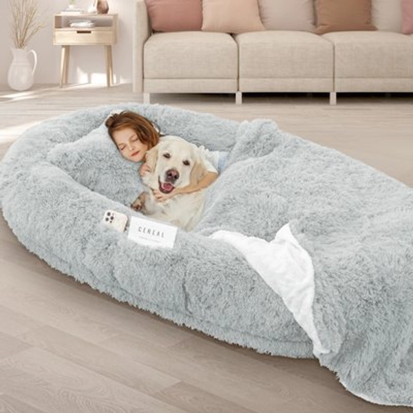 LovMor Oversized Human Dog Bed