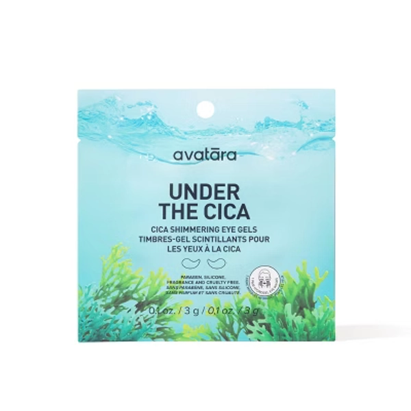 Avatara Under the Cica Sparkling Hydrogel Eye Masks - 0.21oz