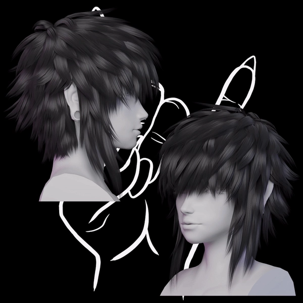 UNISEX SHORTER HAIR