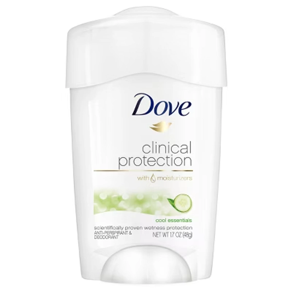 Dove Beauty Clinical Protection Cool Essentials Women's Solid Antiperspirant & Deodorant Stick - 1.7oz