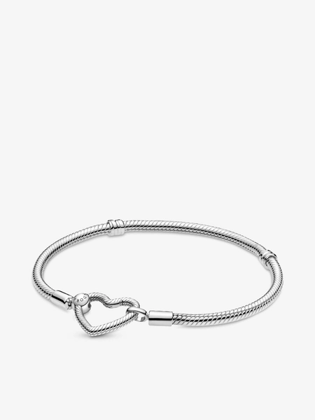 Heart Closure Snake Chain Bracelet