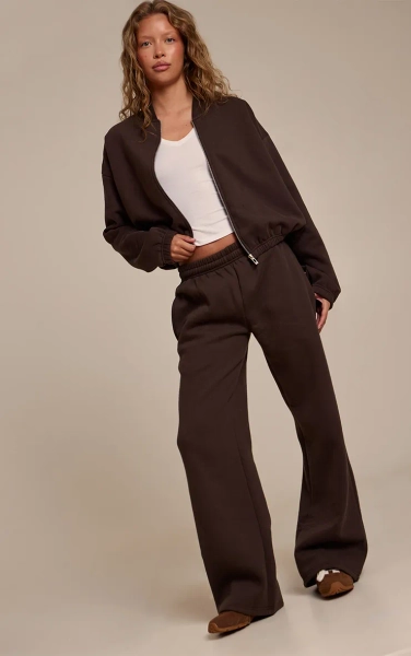 Espresso Straight Leg Sweatpants