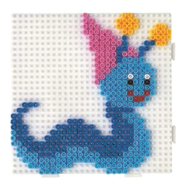 Interlocking Large Square Midi Hama Beads Pegboard - Hama Beads