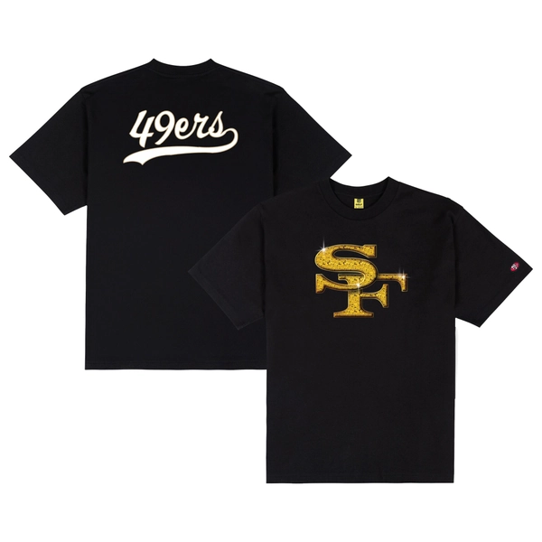 Men's San Francisco 49ers GOLF WANG Black Cutout T-Shirt