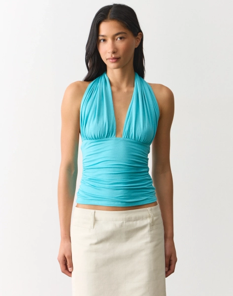 Multiwear Halter V Neck Top