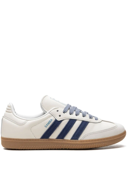 Adidas Samba OG "Off White Dark Blue" Sneakers | White | FARFETCH CH
