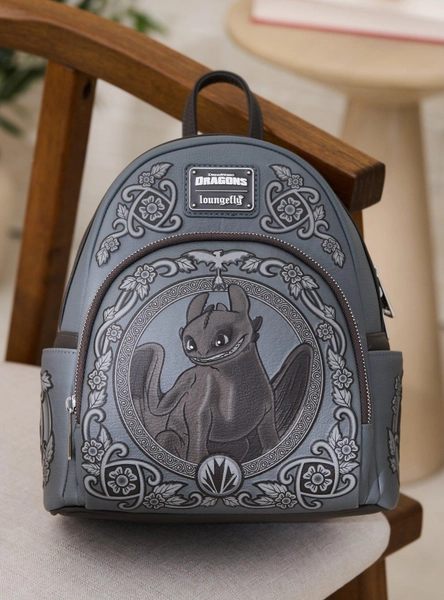 Loungefly DreamWorks How To Train Your Dragon Toothless Portrait Mini Backpack - BoxLunch Exclusive