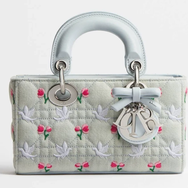 Dior Women's Dioramour Mini Lady D-Joy Bag