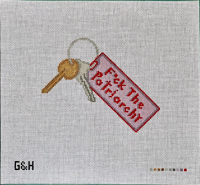All Too Well Keys Needlepoint Canvas