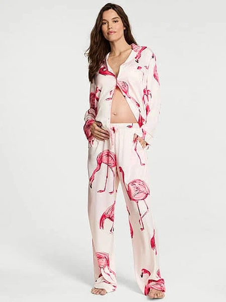 Victoria's Secret Women's Glazed Satin Pajama Set