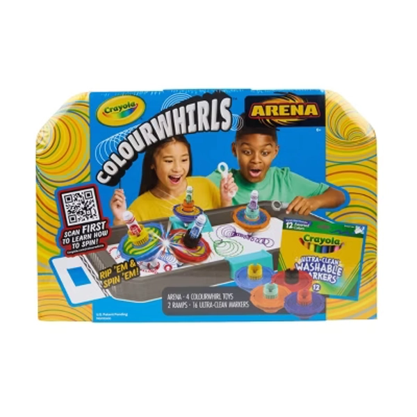 Crayola Colourwhirls Battle Arena Art Game Gift
