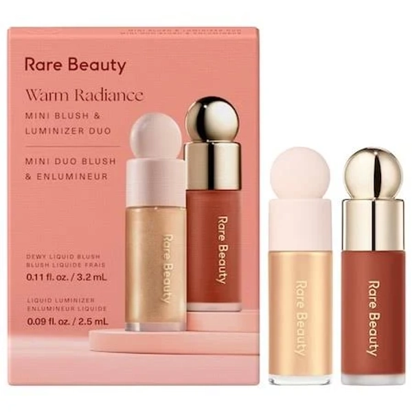 Rare Beauty Warm Radiance Mini Blush & Luminizer Duo