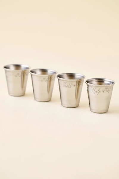 Esme Stainless Steel Shot Glass Set