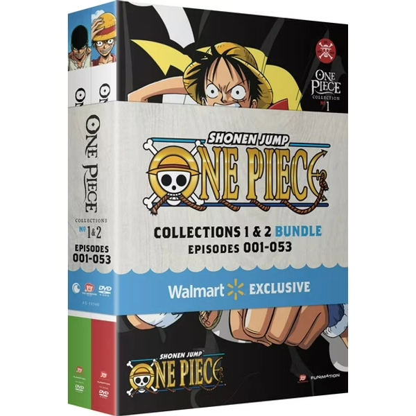 One Piece Bundle #1-#2 (Walmart Exclusive) (DVD) Crunchyroll, Action, Adventure, Anime