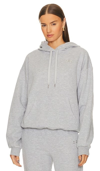 alo Accolade Hoodie in Light Grey. - size L (also in M)