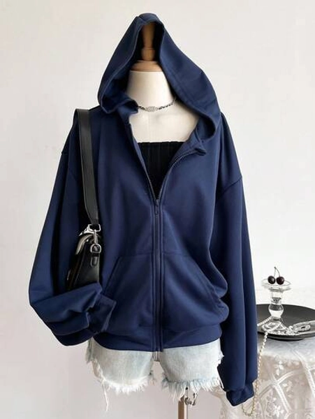 Sweetra Young Casual Loose Fit Regular Sweatshirt Hoodie Jacket For Teen Girl Back To School Sweatshirt Fall Winter