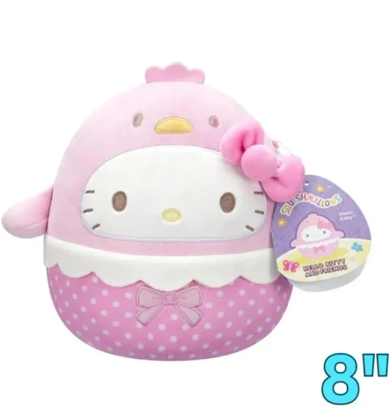 Squishmallows - Easter Hello Kitty & Friends - Hello Kitty Chick 8" Plush