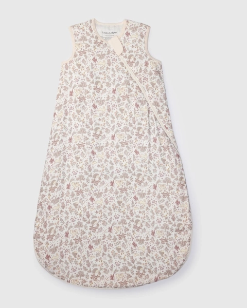 Muslin Lightweight Sleep Bag 0.5 TOG - Hedgehog Forest – LOULOU LOLLIPOP US - Size 6-18mo