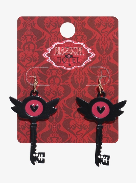 Hazbin Hotel Key Drop Earrings
