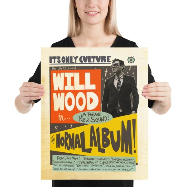 Normal Album Retro Flyer Poster (Starts at 8x10")