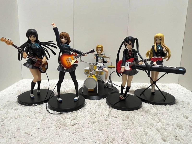 K-ON! Yui Mio Ritsu Tsumugi Azusa Banpresto SQ Figure Set