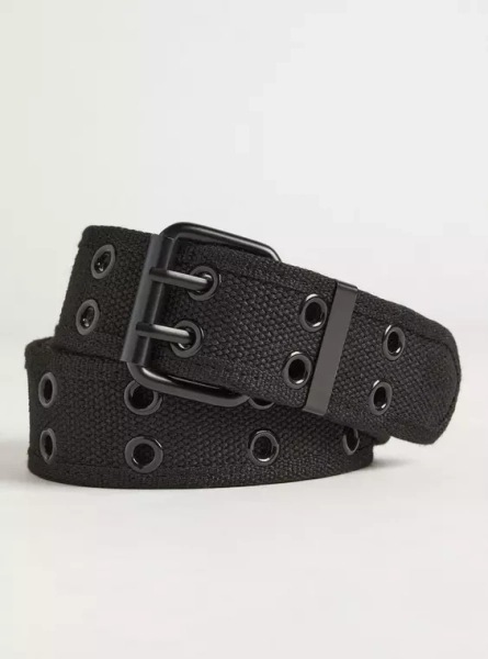 Canvas Grommet Denim Belt
