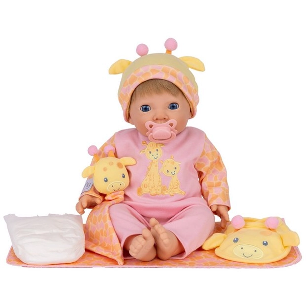 Buy Tiny Treasures Little Giraffe 43cm Baby Doll Gift Set | Doll accessories | Argos