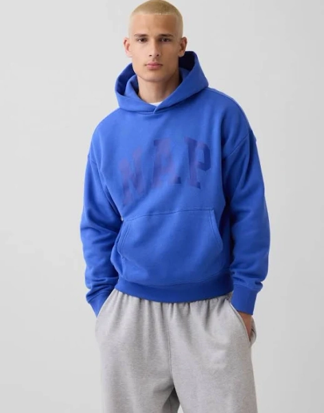 Gap Men's Vintagesoft Nap Logo Hoodie
