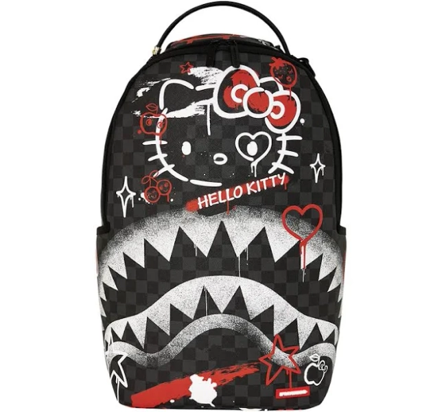 Sprayground Hello Kitty Official Collab Fresh Paint Backpack