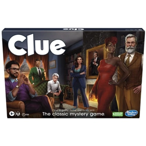Clue Board Game, Mystery Games for 2-6 Players, Family Games for Kids Ages 8 and Up