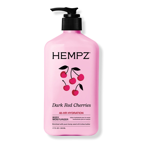 17 oz Dark Red Cherries Body Moisturizer - Hempz | Ulta Beauty