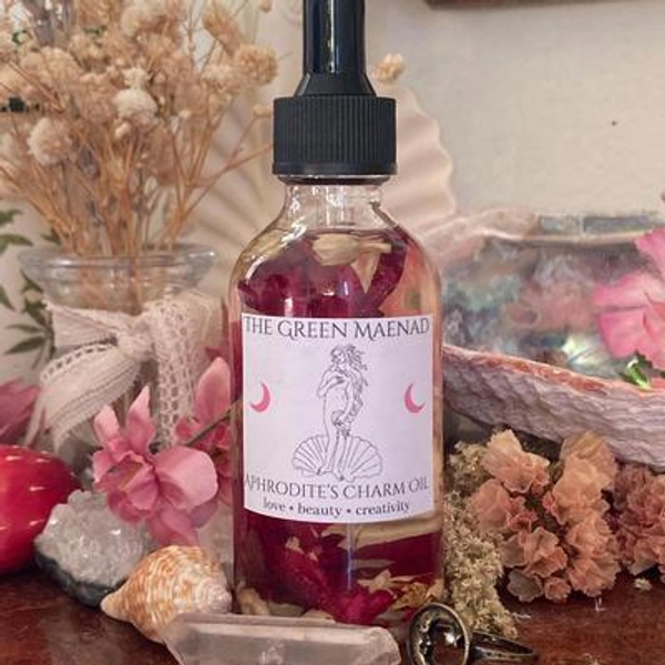 Aphrodite's Charm Oil ~ Intention Oil, Ritual Oil, Aphrodite Oil, Aphrodite Perfume, Aphrodite Spell, Goddess Oil, Love Oil, Come to Me Oil