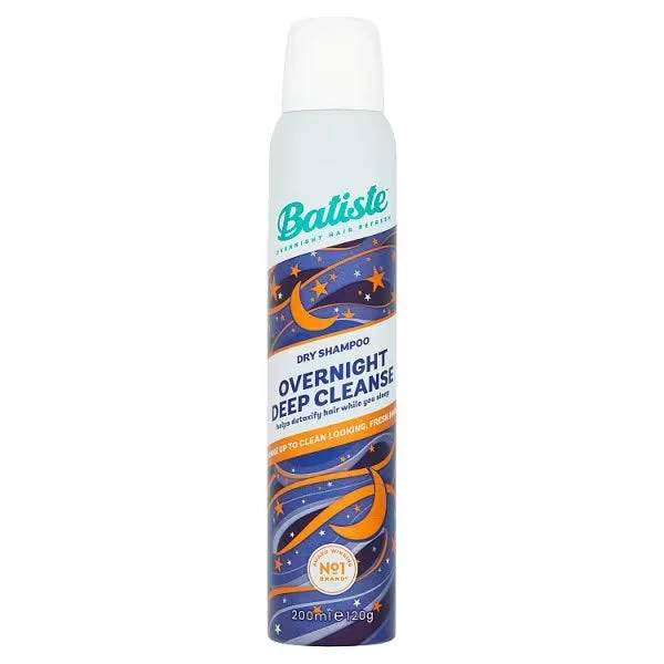 Batiste Overnight Deep Cleanse 200ml Leave-In Deep Cleansing Dry Shampoo For Overnight Use
