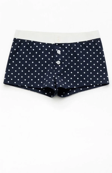 Black & White Polka Dot Boy Short Underwear