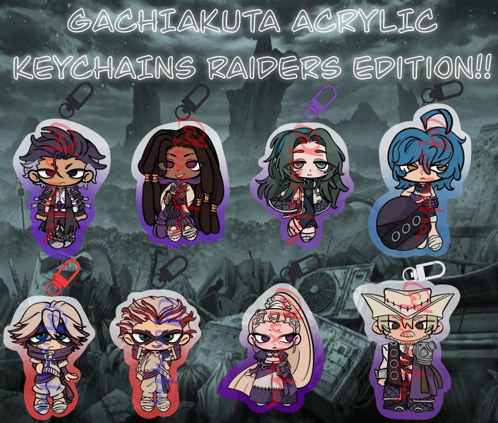 Gachiakuta Raiders Acrylic Keychains!! PRE-ORDER - Etsy