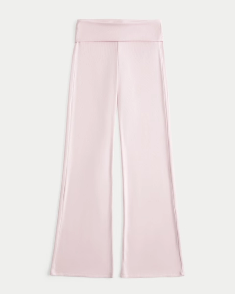 Cozy Knit Foldover Waist Sleep Pants