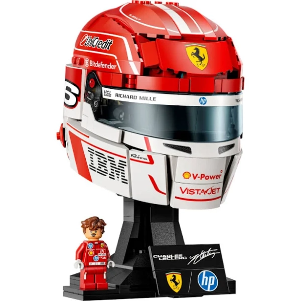 Scuderia Ferrari HP F1 Charles Leclerc Lego Helmet